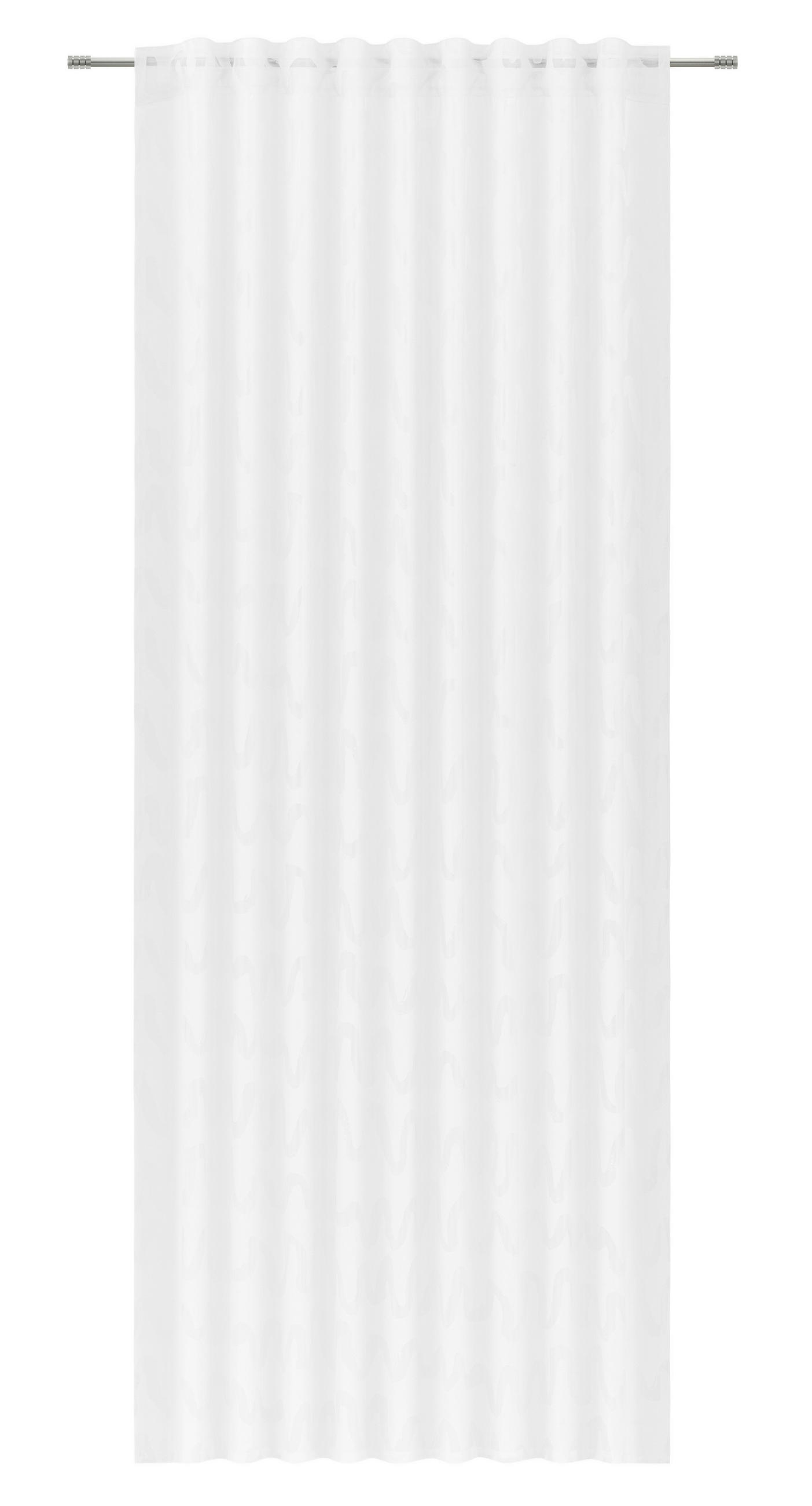 FERTIGVORHANG  halbtransparent  140/245 cm   - Weiß, Design, Textil (140/245cm) - Esposa