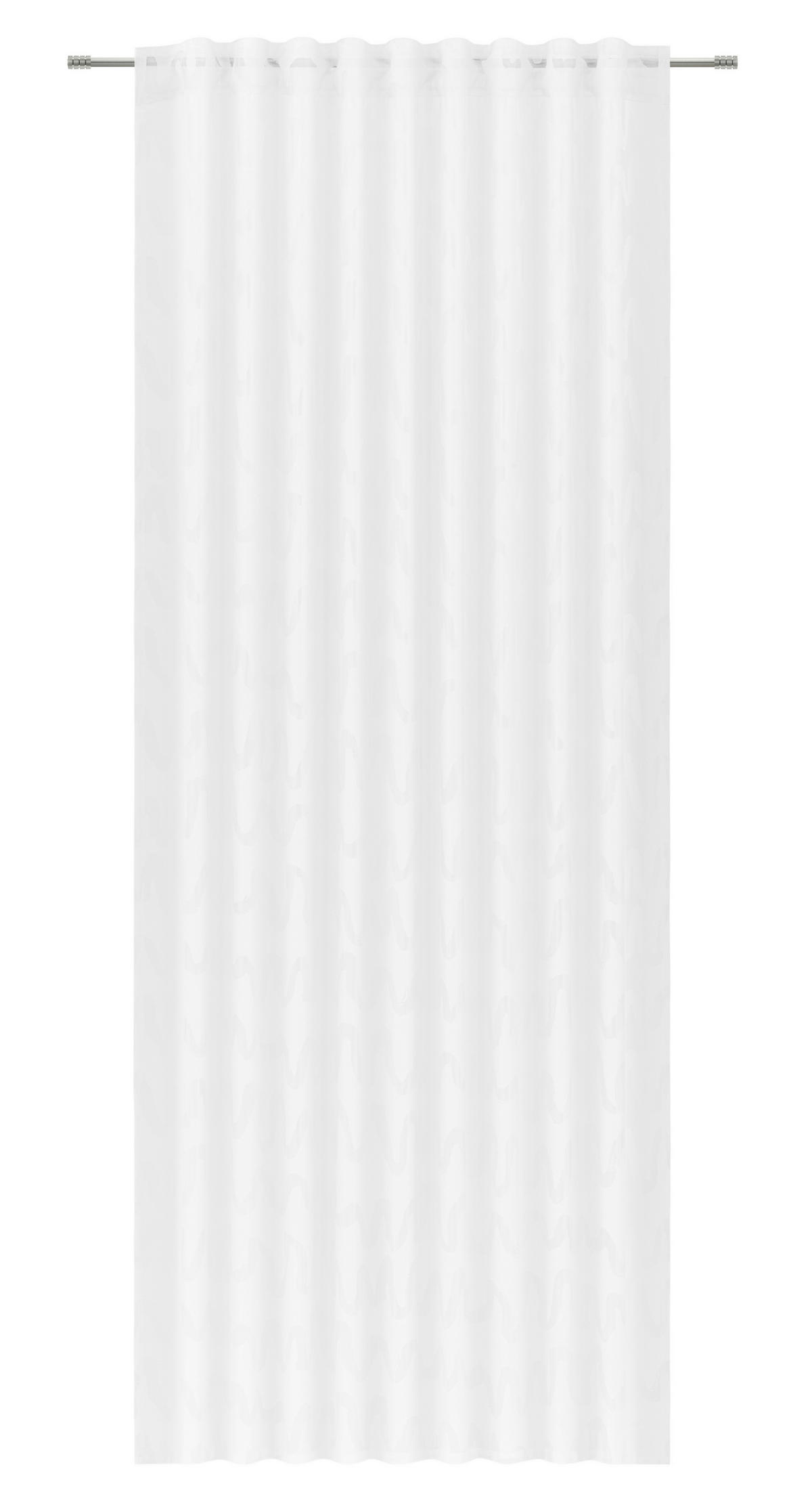 FERTIGVORHANG  halbtransparent  140/245 cm   - Weiß, Design, Textil (140/245cm) - Esposa