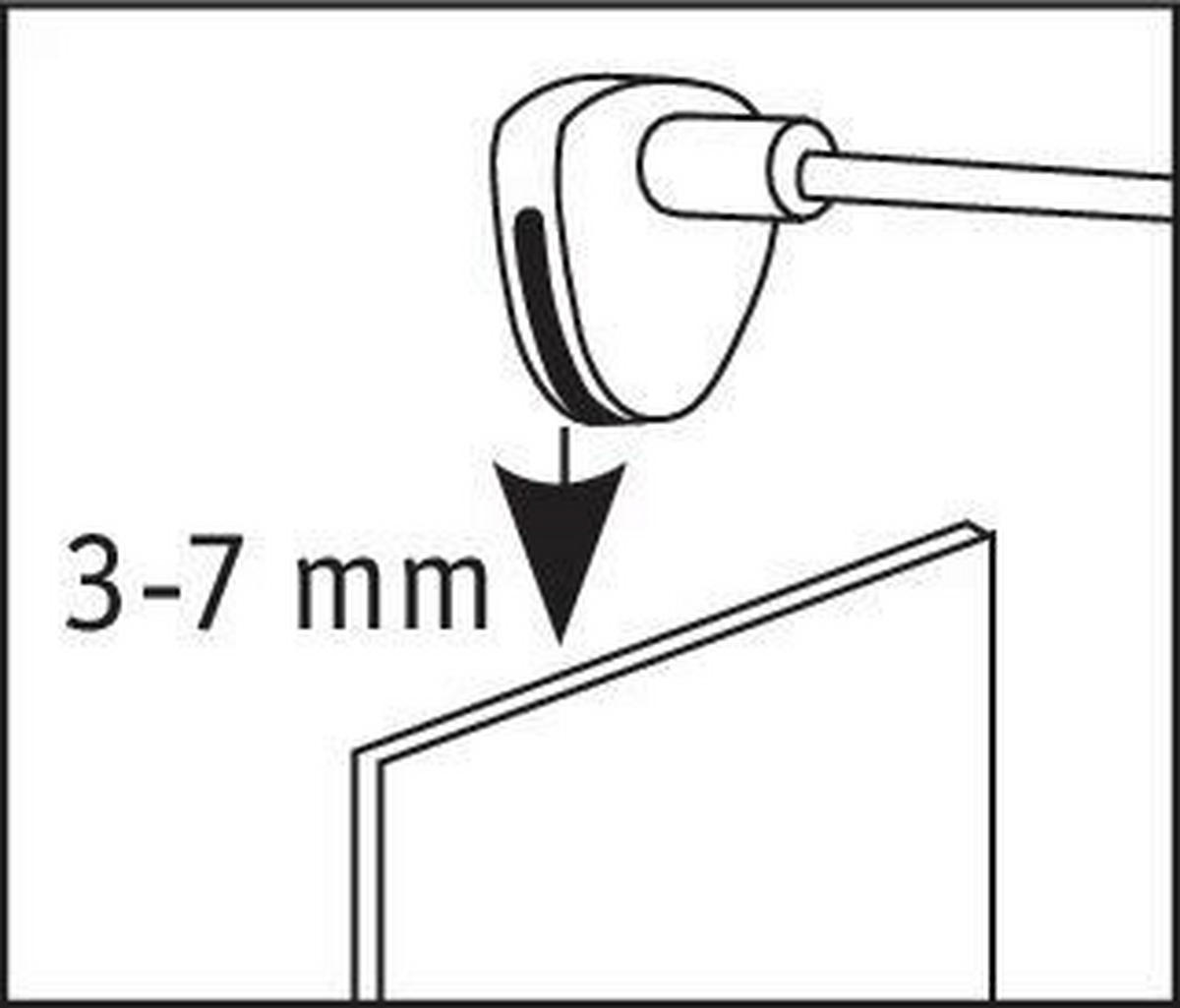 LED-WANDLEUCHTE   - Chromfarben, Design, Kunststoff/Metall (9,3cm) - Paulmann