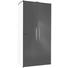 DREHTÜRENSCHRANK in Weiß - Chromfarben/Weiß, KONVENTIONELL, Holzwerkstoff/Metall (100/208/57cm) - WELNOVA