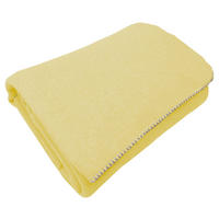 FLEECOVÁ DEKA, polyester, 140/200 cm - žlutá, Moderní, textil (140/200cm) - Novel