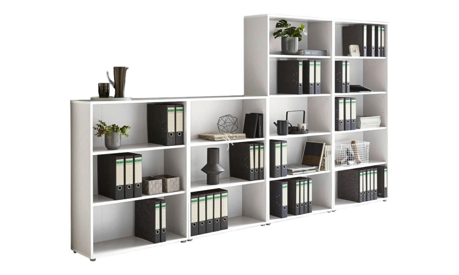 MID.YOU REGÁL NA DOKUMENTY, bílá, 337,6/185,6/33 cm