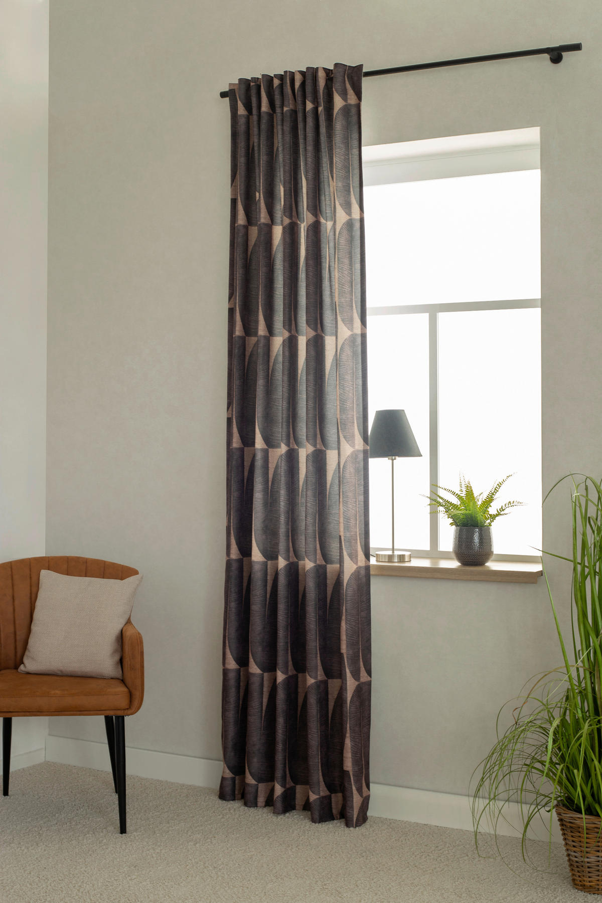 FERTIGVORHANG  blickdicht  140/245 cm   - Dunkelrot, Design, Textil (140/245cm) - Ambiente