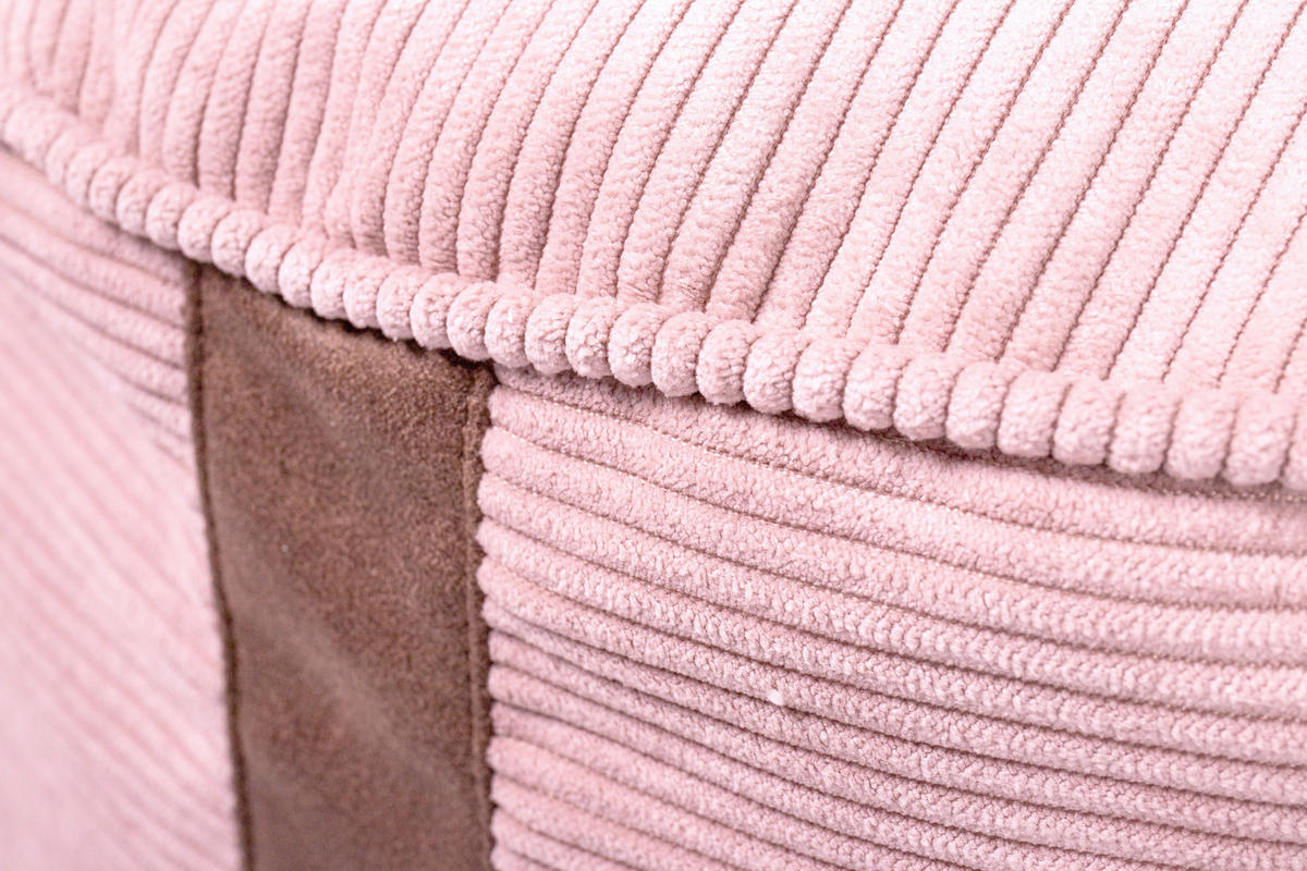 SITZSACK Cord Uni 50 L  - Rosa, Basics, Textil (50/25/50cm) - Xora