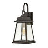 AUSSENWANDLEUCHTE - Messingfarben/Bronzefarben, Konventionell, Glas/Metall (17/21,5/48,8cm) - Elstead Lighting