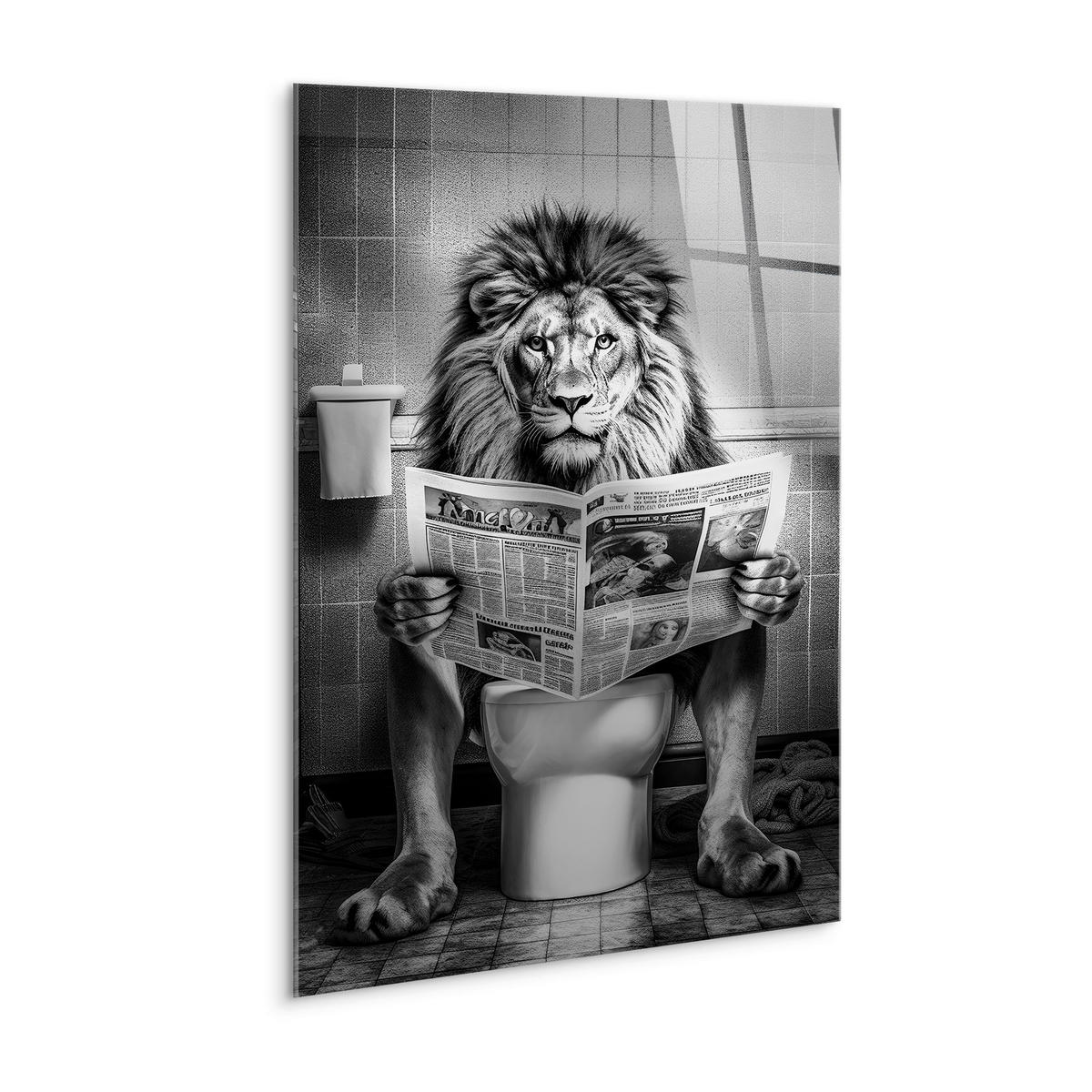 GLASBILD 70/100 cm  - Schwarz/Weiß, Basics, Glas/Papier (70/100cm)