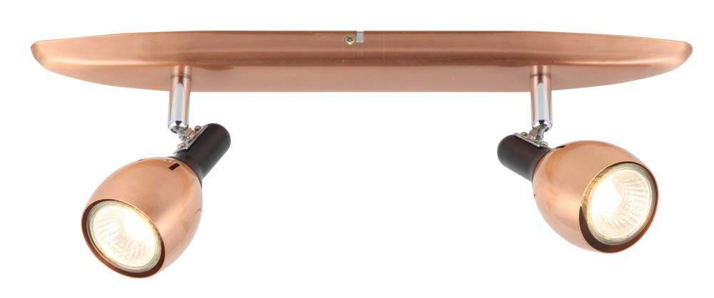 DECKENLEUCHTE Cross 6/40/16 cm  - Kupferfarben, Design, Metall (6/40/16cm)