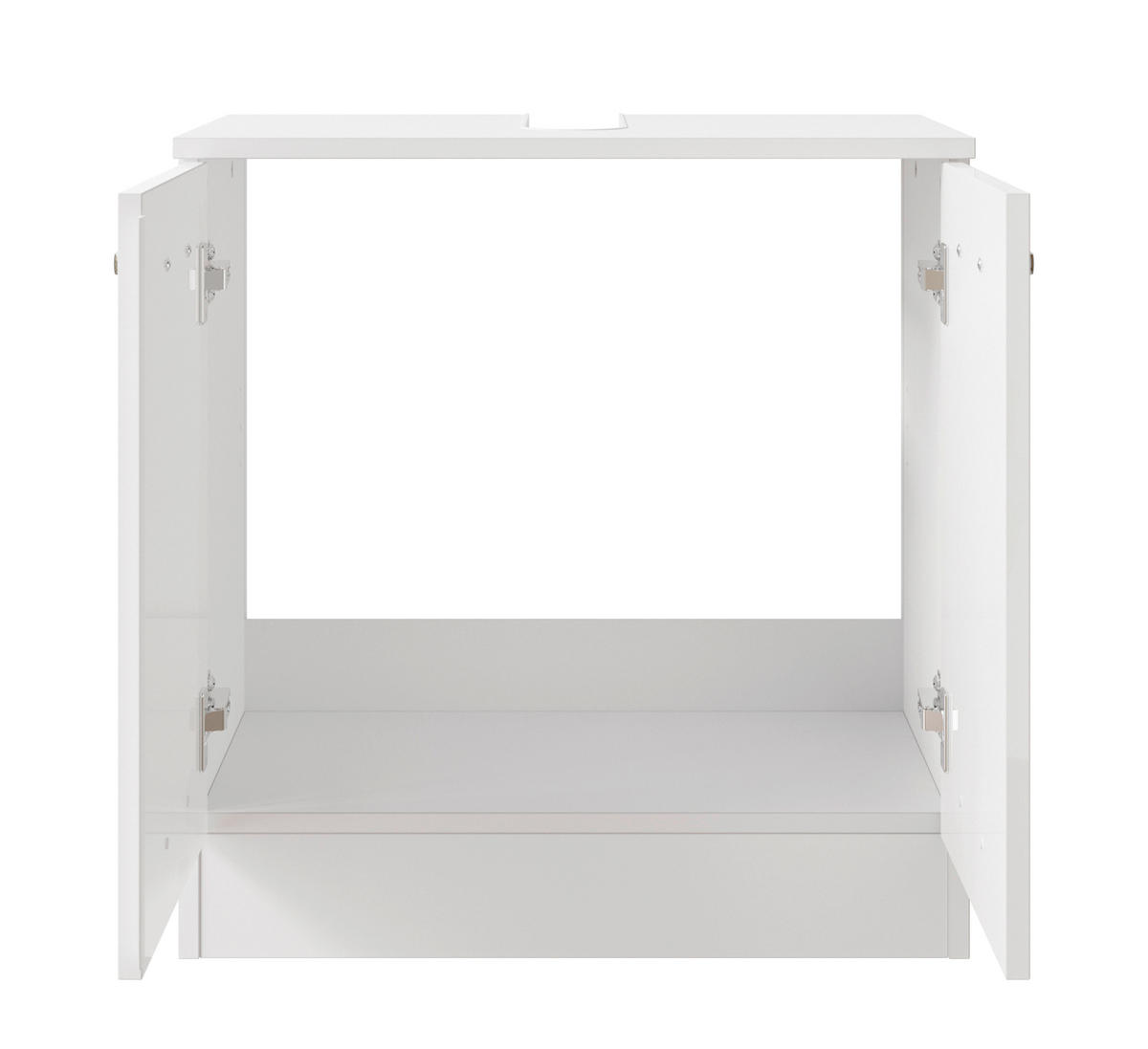 WASCHBECKENUNTERSCHRANK 60,2/62,4/33 cm  - Chromfarben/Weiß, Basics, Holzwerkstoff/Metall (60,2/62,4/33cm) - Pelipal