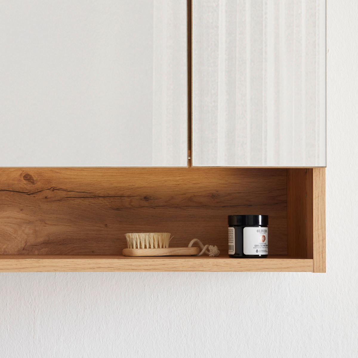 Spiegelschrank Jakarta 60/64/20 cm  - Eiche Wotan, MODERN, Glas/Holzwerkstoff (60/64/20cm) - Held