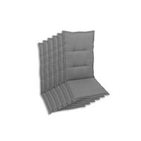 SESSELAUFLAGENSET Uni  - Grau, Basics, Textil (50/7/110cm)