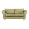 2-SITS SOFFA i textil lime  - lime/naturfärgad, trä/textil (190/70-85/95cm) - MID.YOU