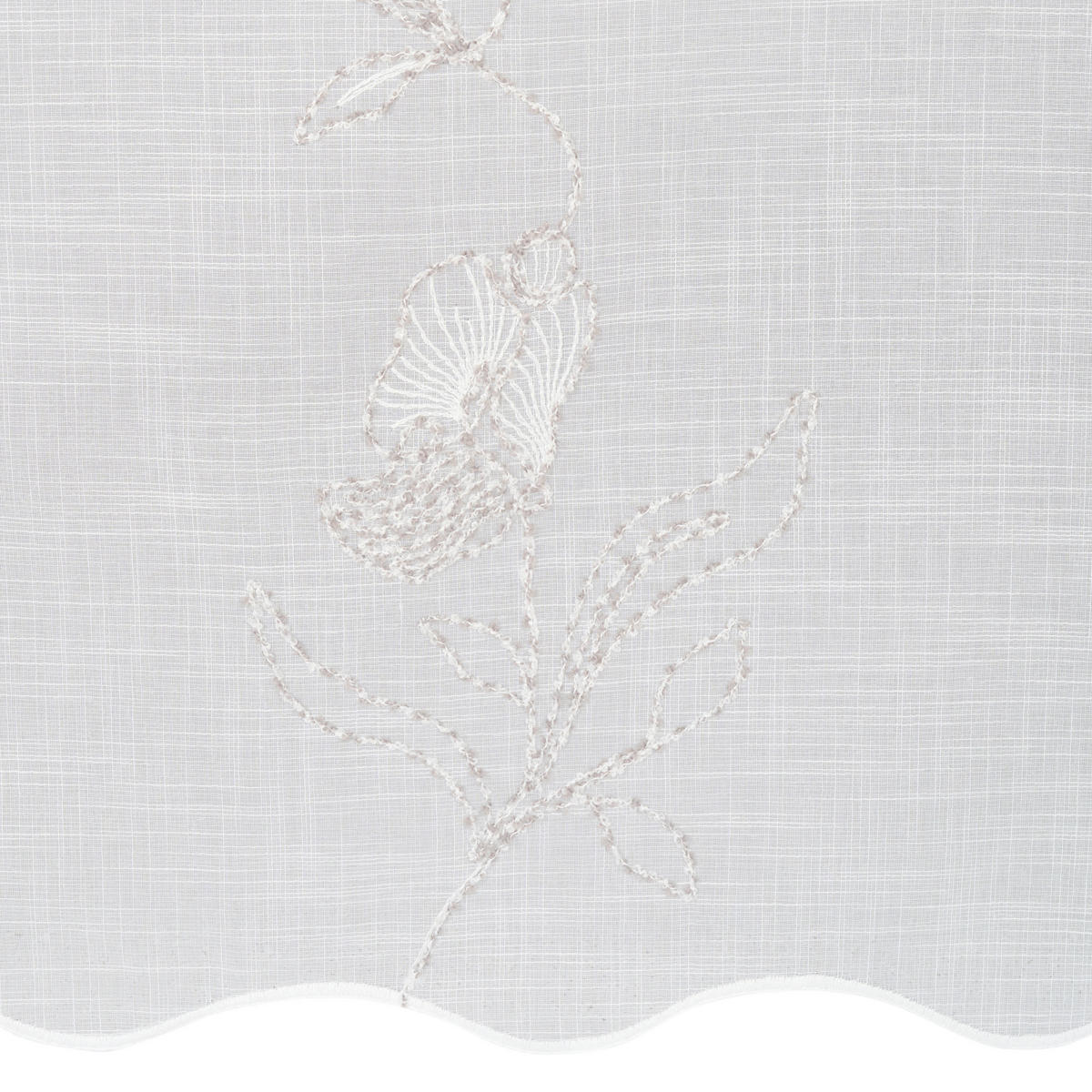 FERTIGVORHANG transparent  - Creme, KONVENTIONELL, Textil (140/245cm) - Esposa