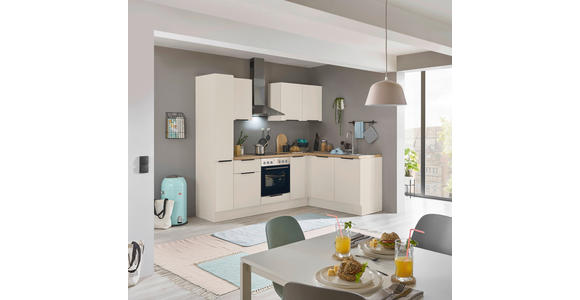 ECKKÜCHE 240/165 cm  in Kaschmir  - Kaschmir/Schwarz, Basics, Holzwerkstoff/Metall (240/165cm) - Xora