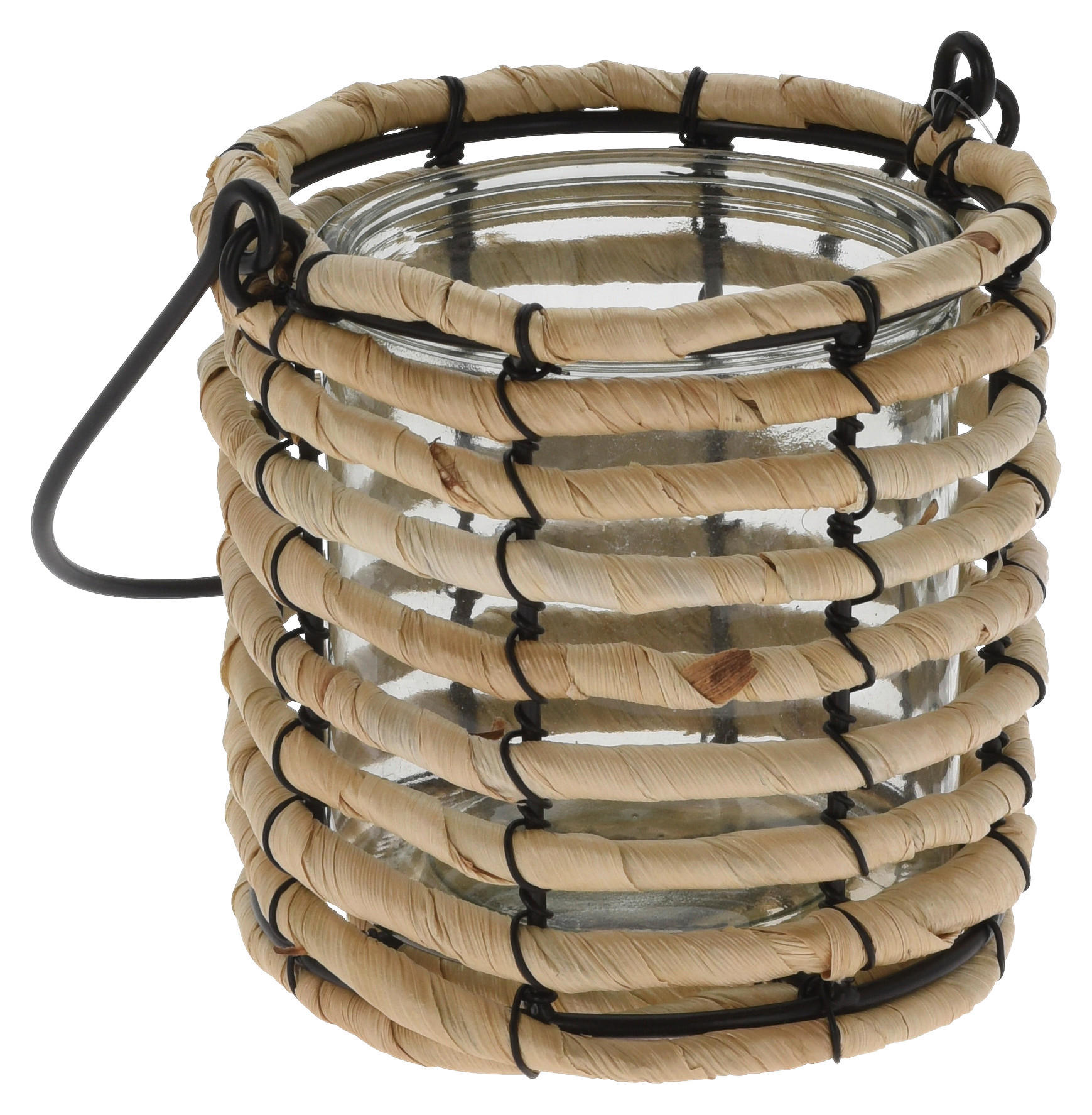 Teelichthalter Hali Holz/glas Für 1 Teelicht