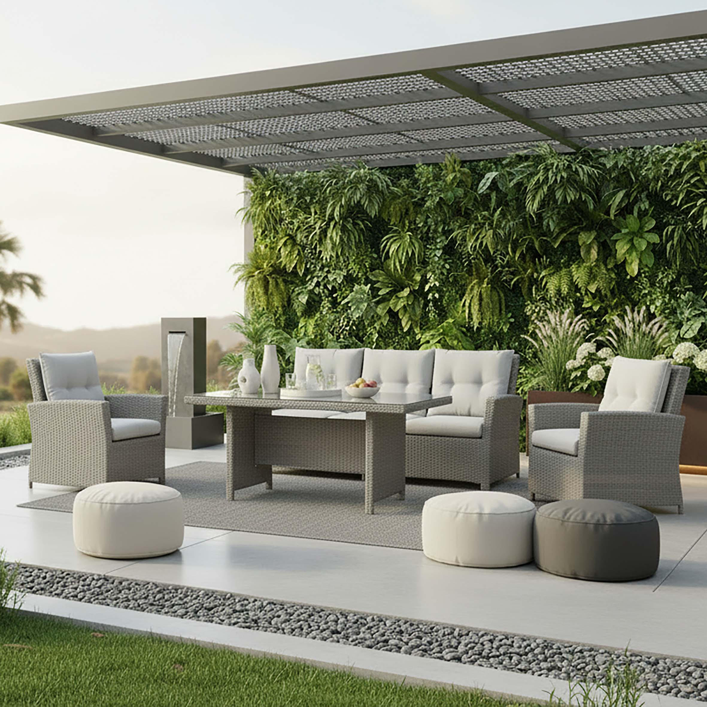 Gardenson Dining-Loungeset Grau