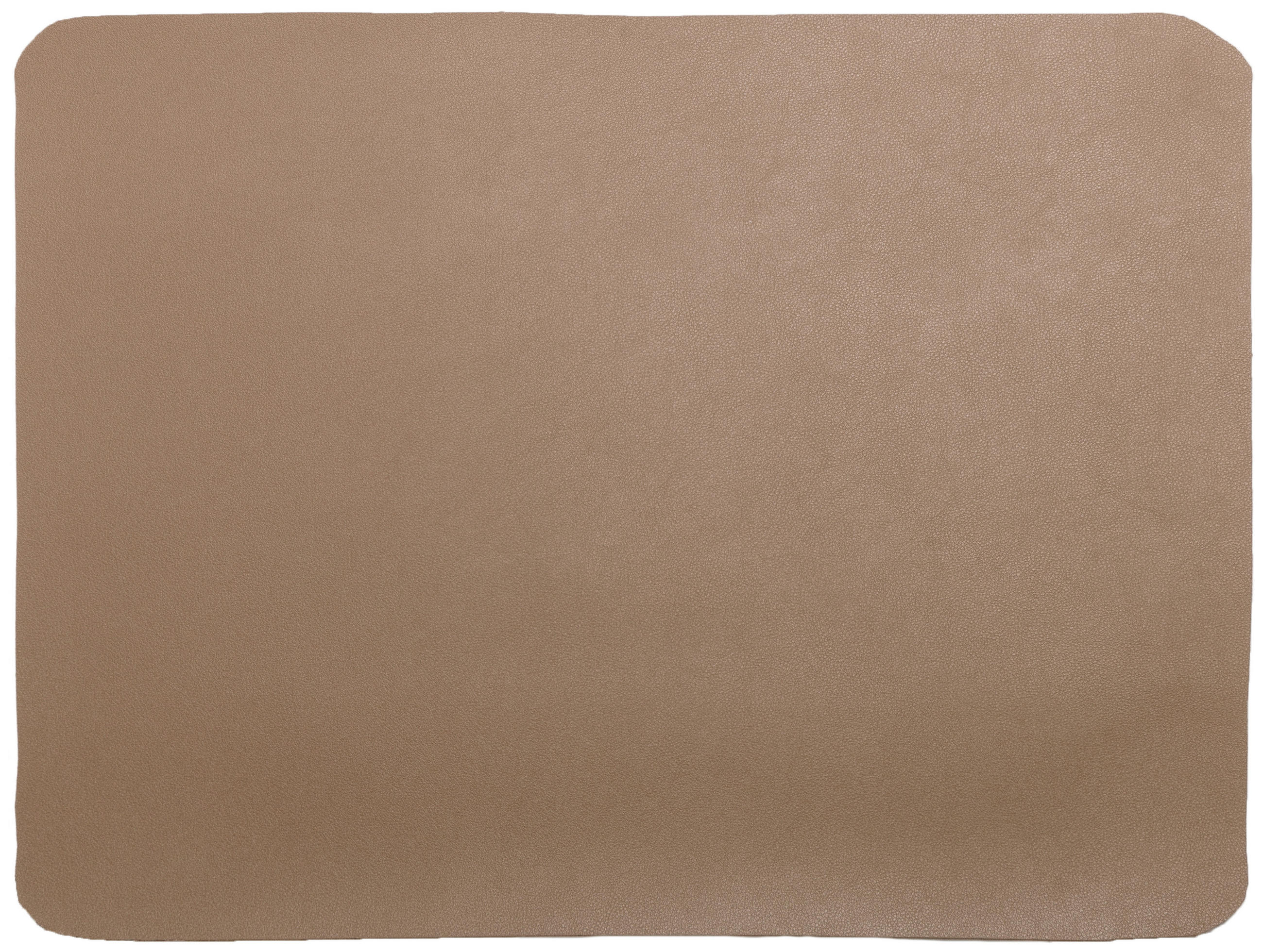 TISCHSET Textil Lederlook Hellbraun  - Hellbraun, Basics, Textil (45/35/0,18cm) - Ambia Home