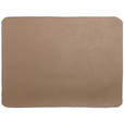 TISCHSET Textil Lederlook Hellbraun 45/35 cm  - Hellbraun, Basics, Textil (45/35cm) - Ambia Home