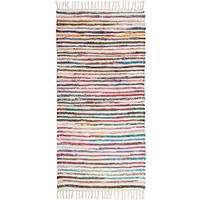 TKANÝ HANDRIČKOVÝ KOBEREC, 60/120 cm, viacfarebná, biela - viacfarebná/biela, Konventionell, textil (60/120cm) - Boxxx