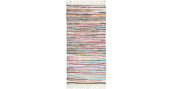FLECKERLTEPPICH 80/150 cm Mirella  - Multicolor/Weiß, KONVENTIONELL, Textil (80/150cm) - Boxxx