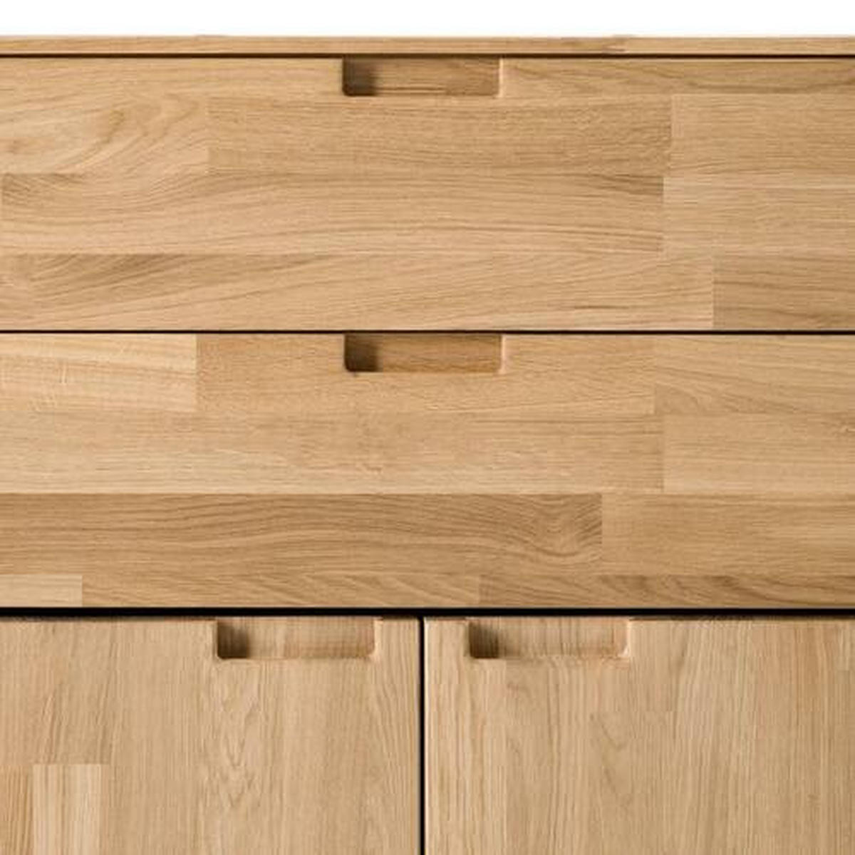 HIGHBOARD Wildeiche  80/115,1/40 cm  - Wildeiche, Natur, Holz (80/115,1/40cm) - Lomoco