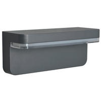 AUßENWANDLEUCHTE 22/9,3/8 cm   - Anthrazit, Design, Metall (22/9,3/8cm)