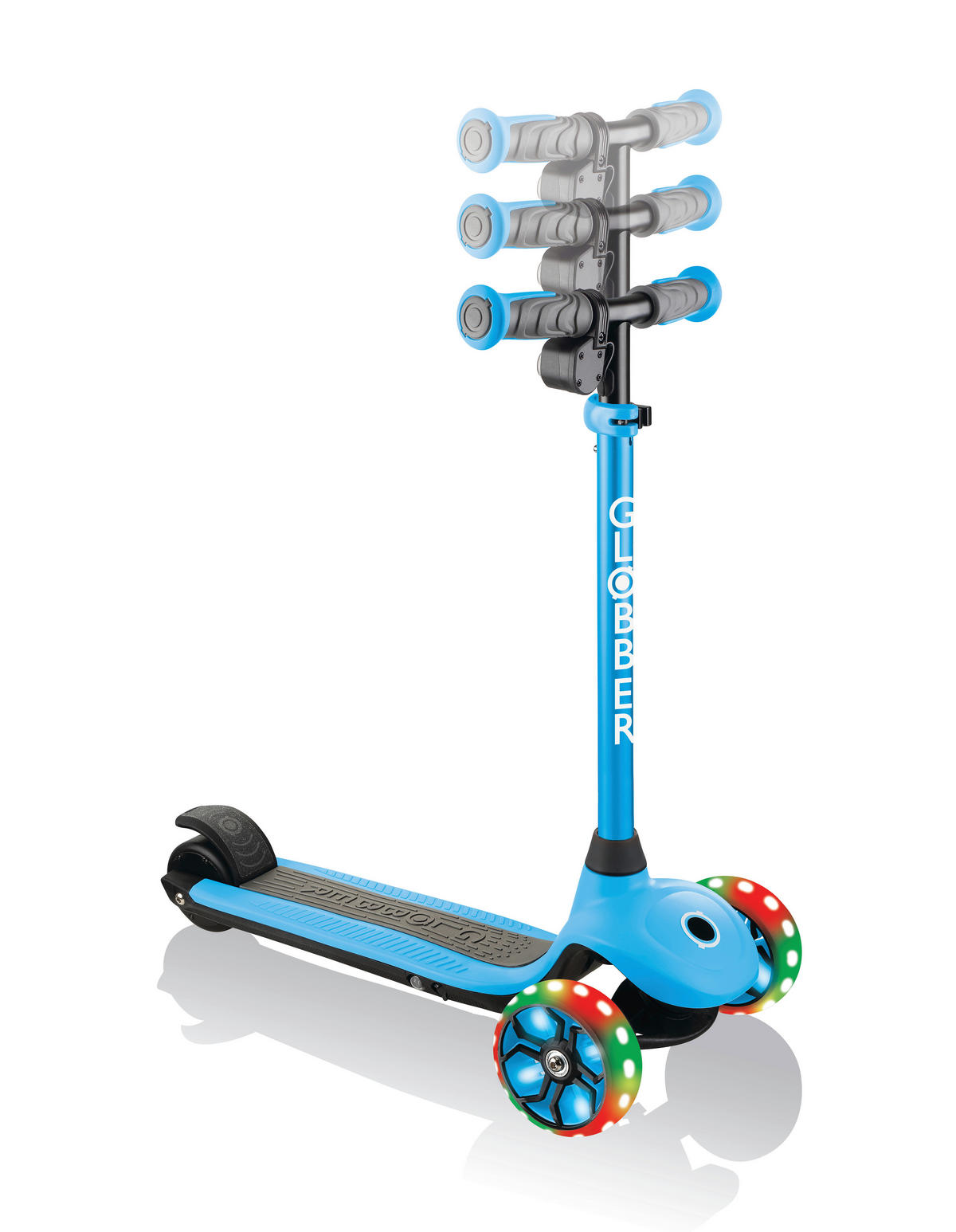 KINDER-E-SCOOTER  - Hellblau, LIFESTYLE, Kunststoff (62,0/29,0/76,0cm) - GLOBBER