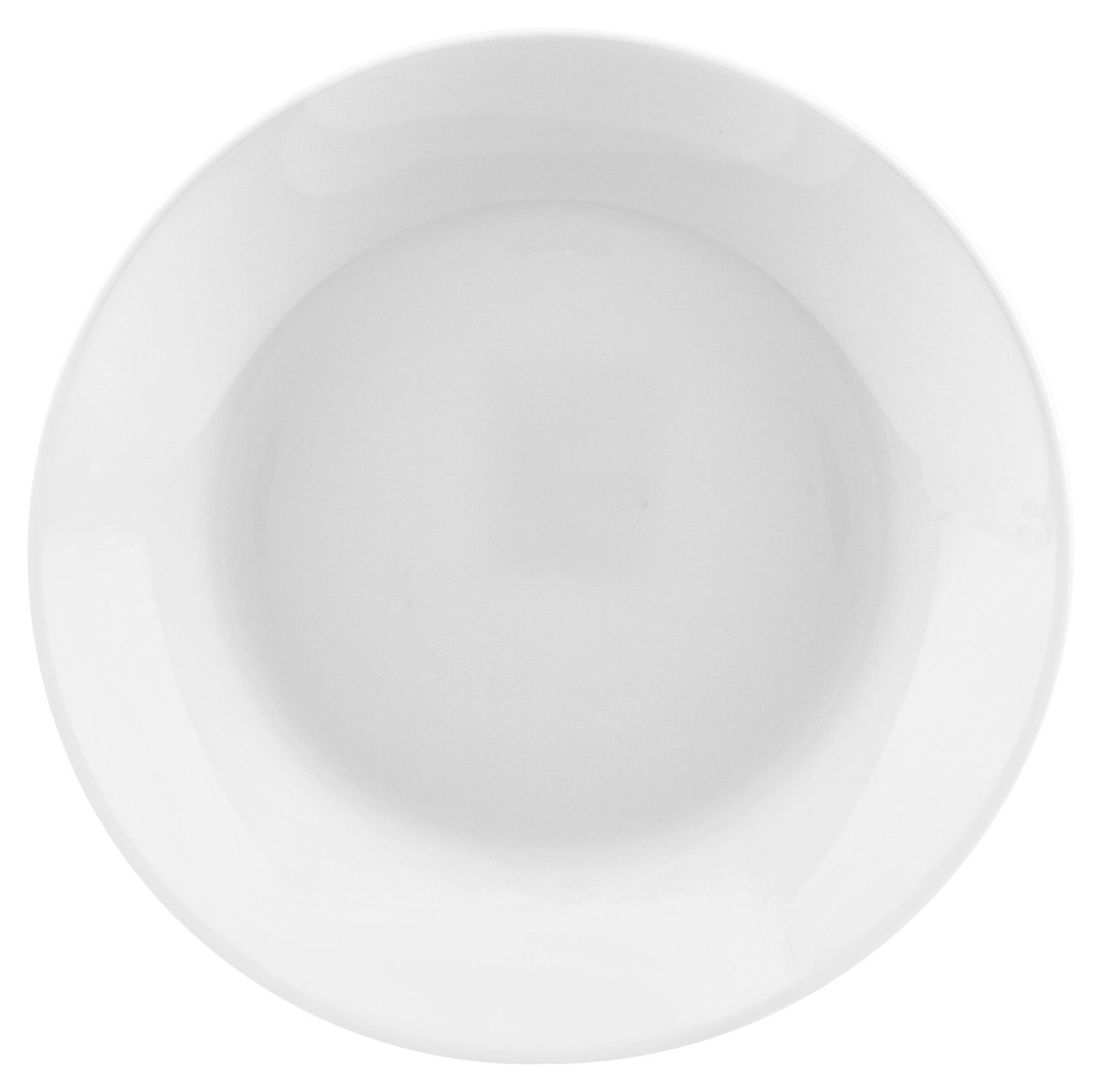 DESSZERTES TÁNYÉR 18 cm  - fehér, Konventionell, Üveg (18cm)