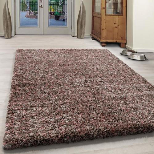 HOCHFLORTEPPICH 120/170 cm Enjoy Rosa  - Rosa, KONVENTIONELL, Textil (120/170cm) - Novel