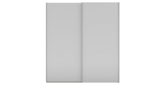 SCHWEBETÜRENSCHRANK 200/223/69 cm 2-türig Grau - Alufarben/Grau, KONVENTIONELL, Holzwerkstoff/Metall (200/223/69cm) - Novel