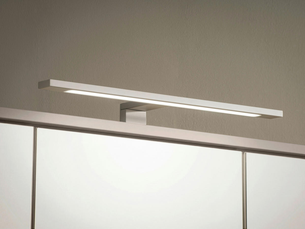 SPIEGELSCHRANK 101/64/21 cm  - Kaschmir/Alufarben, KONVENTIONELL, Glas/Holzwerkstoff (101/64/21cm) - Xora