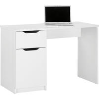 SKRIVBORD 115/55/76 cm  i vit  - vit, Klassisk, trämaterial (115/55/76cm) - MID.YOU