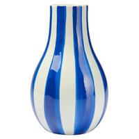VAZA  16/26 cm    keramika   - bijela/plava, Design, keramika (16/26cm) - Ambia Home