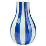 VASE 26 cm  - Blau/Weiß, Design, Keramik (16/26cm) - Ambia Home