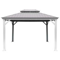 PAVILLON 483/307/363 cm Aluminium  - Champagner, Basics, Metall (483/307/363cm)
