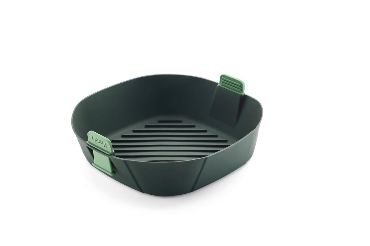 KOŠARA ZA CVRTJE - siva, Basics, umetna masa (25/8,5/25cm) - LEKUE
