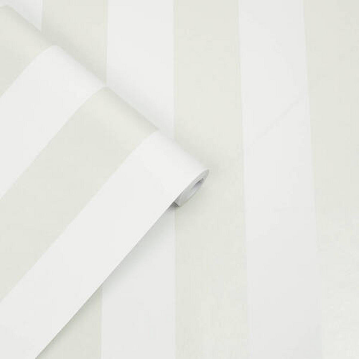 NON WOVEN-TAPET 52/1000 cm  - vit/salviagrön, Basics, papper/plast (52/1000cm)