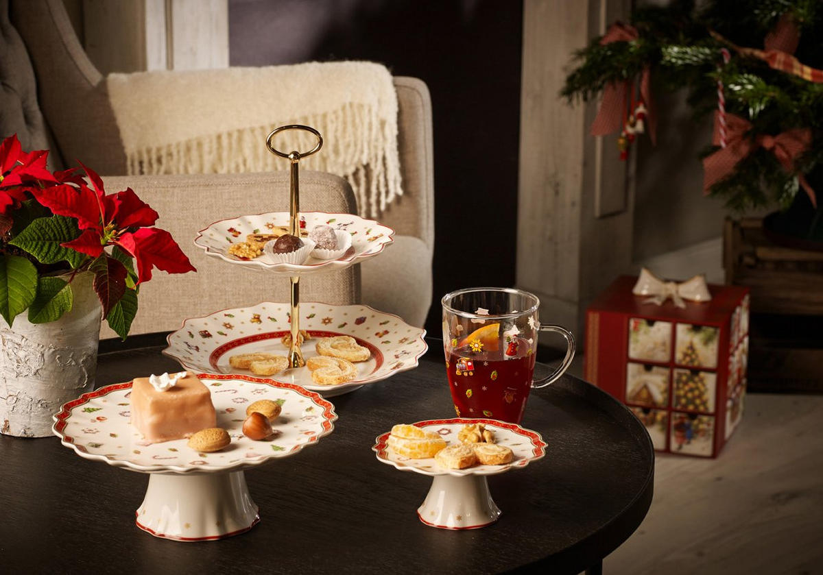 TORTOVÝ PODNOS Toy´s Delight  21 cm   - krémová/červená, Lifestyle, keramika (21cm) - Villeroy & Boch