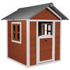 SPIELHAUS 111/133/135 cm  - Rot/Weiß, KONVENTIONELL, Holz (111/133/135cm) - Ambia Garden