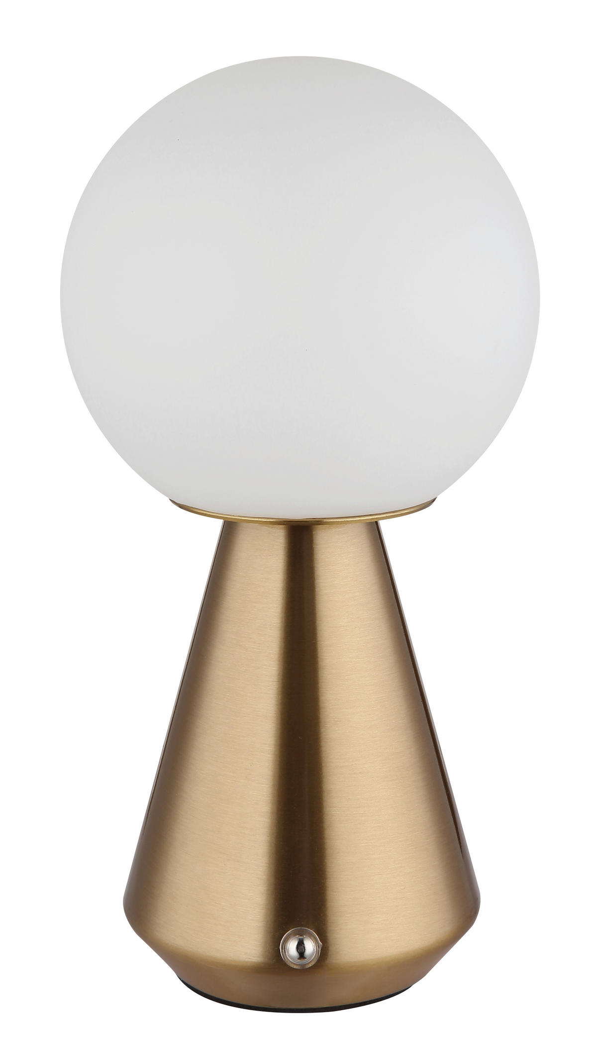 AKKU-TISCHLEUCHTE SORA 12/23,5 cm  - Weiß/Kupferfarben, KONVENTIONELL, Kunststoff/Metall (12/23,5cm) - Globo