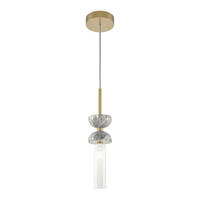 PENDELLEUCHTE Kyoto 10/336.5 cm  - Goldfarben/Weiß, Design, Stein/Metall (10/336.5cm) - MAYTONI