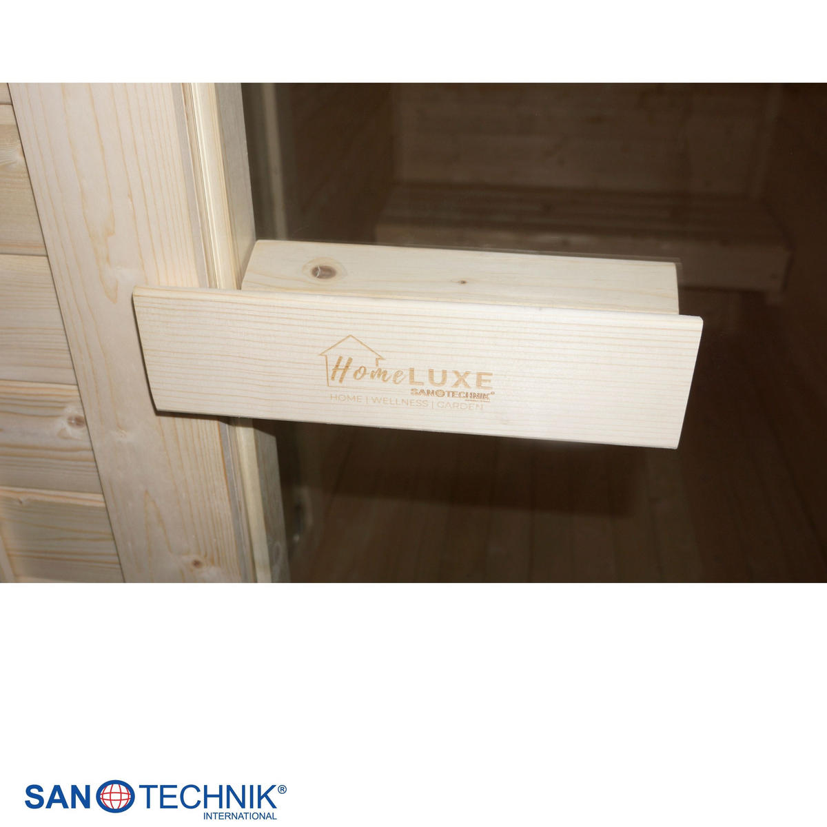 SAUNA für 4-5 Personen Vaasa  - Naturfarben, KONVENTIONELL, Holz (310/230/219,5cm) - Sanotechnik