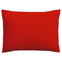 KOPFPOLSTERBEZUG WOVEN SATIN 60/80 cm  - Dunkelrot, Basics, Textil (60/80cm) - Schlafgut