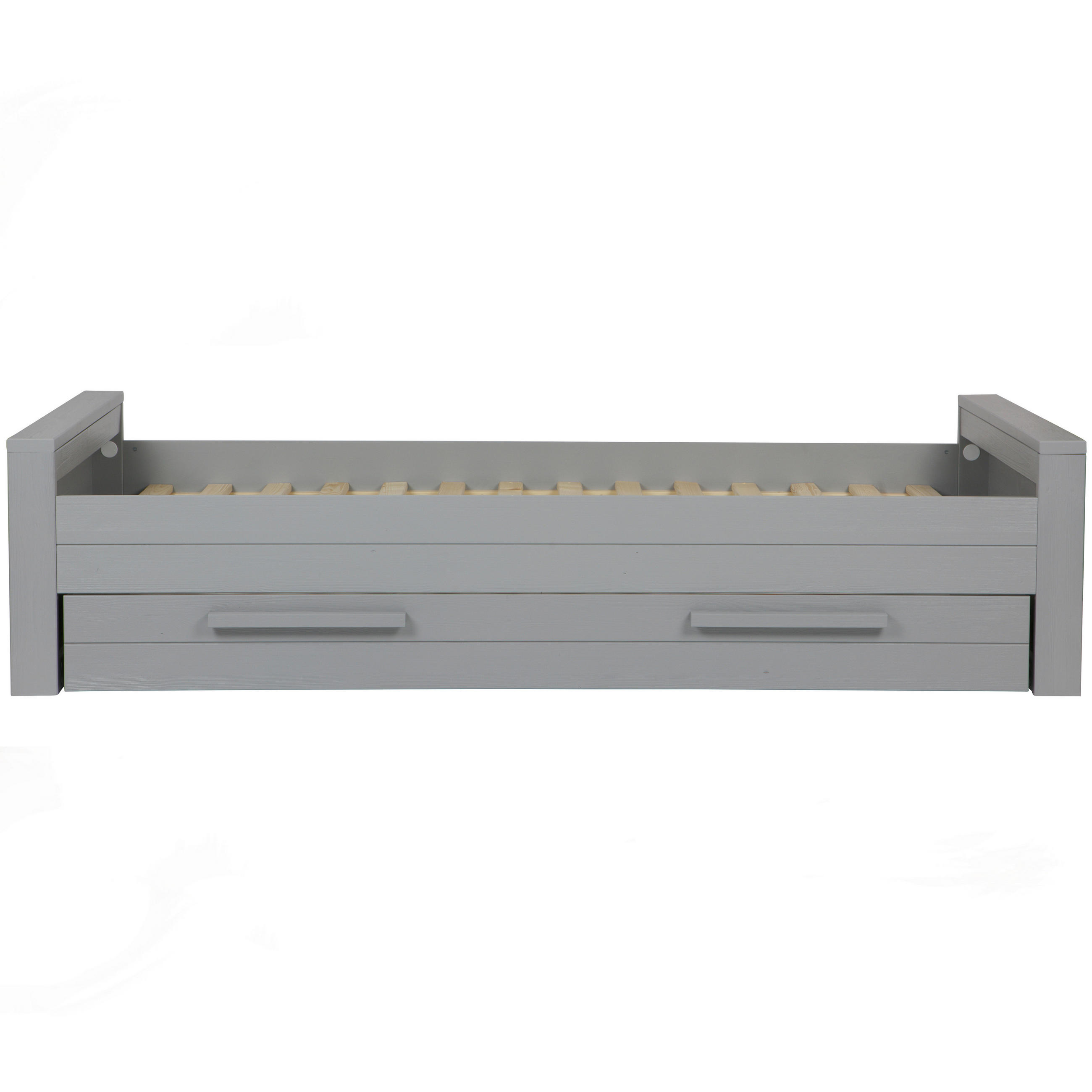 BETT 90/200 cm  in Hellgrau  - Hellgrau, Design, Holz (90/200cm) - Livetastic