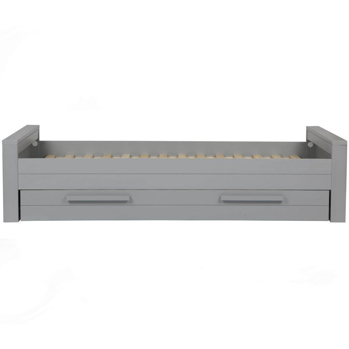 BETT 90/200 cm  in Hellgrau  - Hellgrau, Design, Holz (90/200cm) - Livetastic