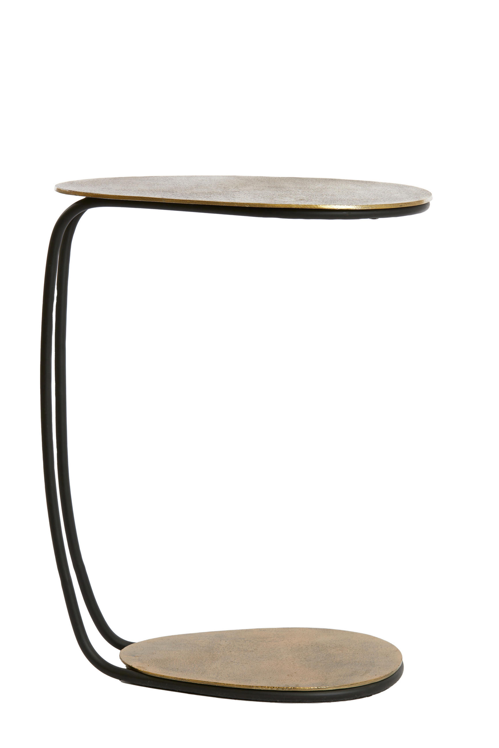 BEISTELLTISCH 43/27/53 cm MARSH Bronzefarben oval  - Bronzefarben, Trend, Metall (43/27/53cm) - Light & Living