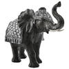 DEKOELEFANT - Dunkelgrau/Silberfarben, Basics, Kunststoff (31/19/12,5cm) - Ambia Home