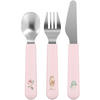 KINDERBESTECK Mio 3-teilig  - Hellrosa, Basics, Kunststoff/Metall (12cm) - Mepal