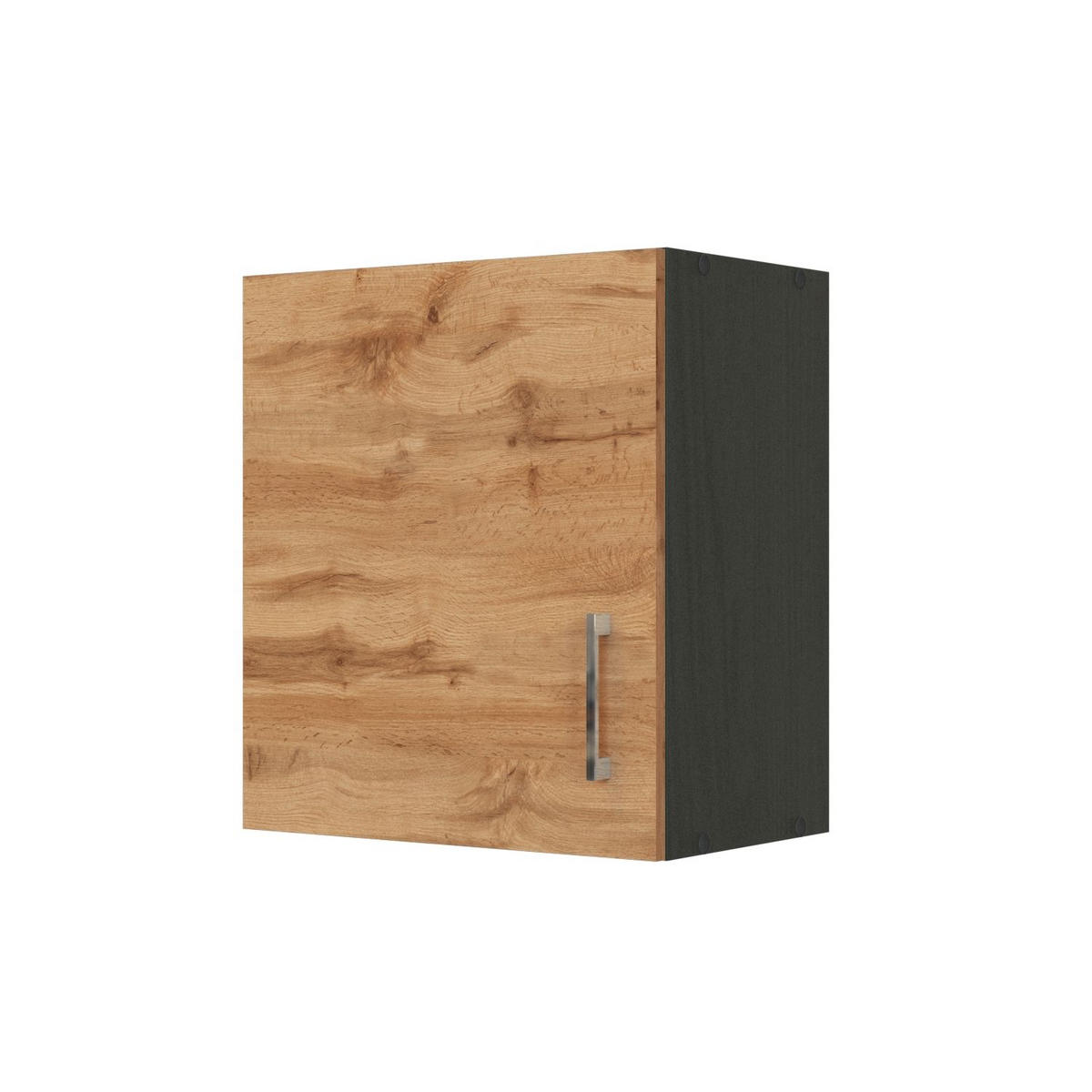 KÜCHENOBERSCHRANK 50/57/34 cm  in Anthrazit, Eiche Wotan  - Chromfarben/Anthrazit, Modern, Holzwerkstoff/Metall (50/57/34cm) - Held
