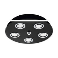 DECKENLEUCHTE 35/7,5 cm   - Schwarz, Basics, Glas/Metall (35/7,5cm) - Eglo