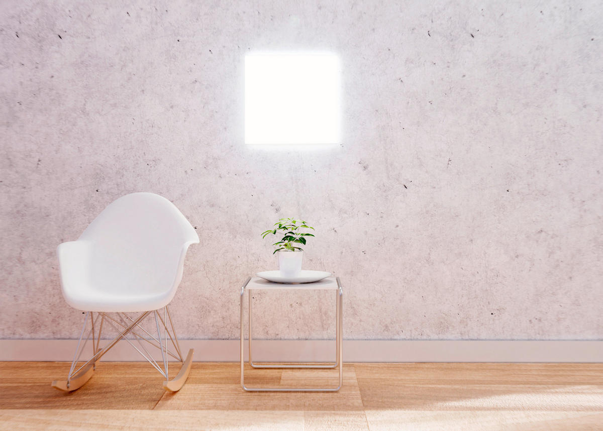 LED Decken-/Wandpanel 60x60 cm TINT  Smart 60/5,9/60 cm   - Weiß, Basics, Kunststoff (60/5,9/60cm) - Tint